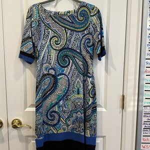 EUC Madison Leigh Paisley Dress size 10.